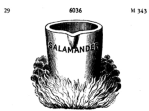 SALAMANDER Logo (DPMA, 01/24/1890)