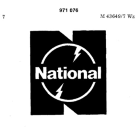 National Logo (DPMA, 15.09.1977)