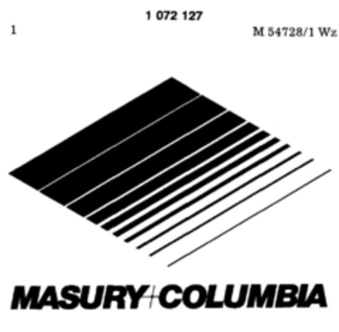 MASURY+COLUMBIA Logo (DPMA, 08.05.1984)