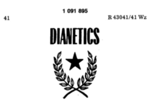 DIANETICS Logo (DPMA, 19.04.1985)