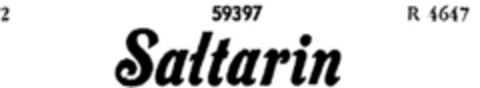 Saltarin Logo (DPMA, 05.09.1902)