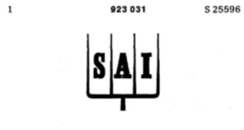 SAI Logo (DPMA, 20.06.1972)