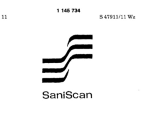 SaniScan Logo (DPMA, 10.02.1989)