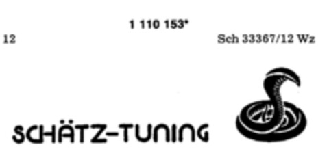 SCHÄTZ-TUNING Logo (DPMA, 29.04.1987)