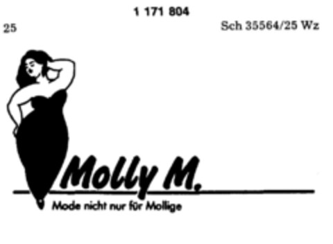 Molly M. Mode nicht nur für Mollige Logo (DPMA, 08/22/1989)