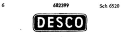 DESCO Logo (DPMA, 20.08.1954)