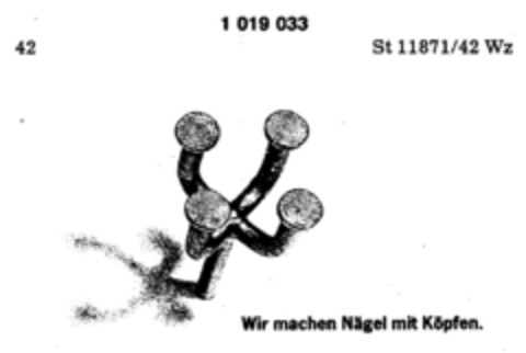 Wir machen Nägel mit Köpfen Logo (DPMA, 02.04.1979)
