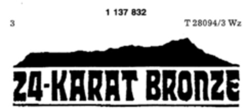 24-KARAT BRONZE Logo (DPMA, 03.10.1988)