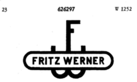 FRITZ WERNER Logo (DPMA, 15.11.1950)