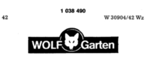 WOLF Garten Logo (DPMA, 03.09.1980)
