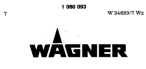 WAGNER Logo (DPMA, 07.12.1984)
