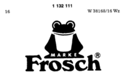 MARKE Frosch Logo (DPMA, 03.06.1988)