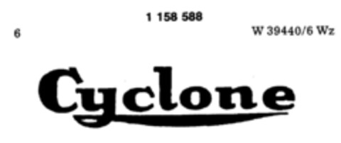 Cyclone Logo (DPMA, 07/22/1989)