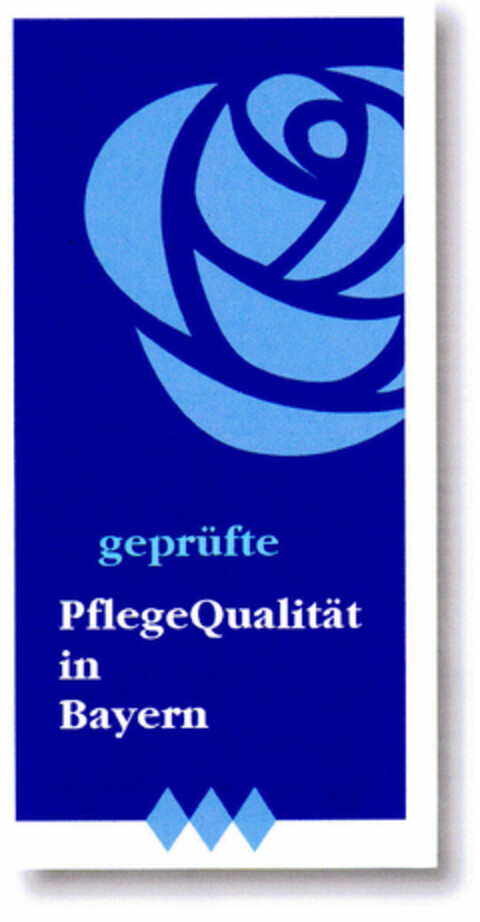 geprüfte PflegeQualität in Bayern Logo (DPMA, 05.01.2001)