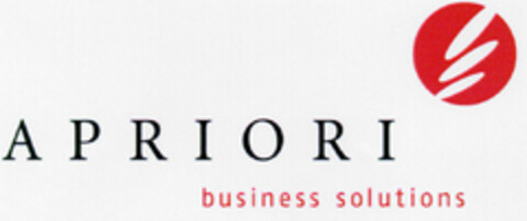 APRIORI business solutions Logo (DPMA, 29.08.2001)