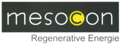 mesocon Regenerative Energie Logo (DPMA, 01/25/2013)