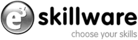 e³ skillware choose your skills Logo (DPMA, 16.08.2014)