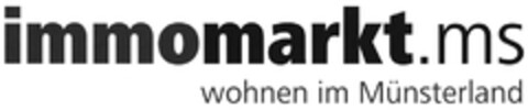 immomarkt.ms wohnen im Münsterland Logo (DPMA, 04.09.2015)