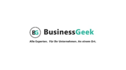 BG BusinessGeek Alle Experten. Für Ihr Unternehmen. An einem Ort. Logo (DPMA, 12/01/2015)