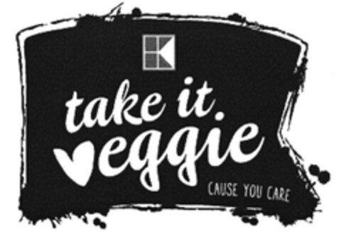 take it veggie CAUSE YOU CARE Logo (DPMA, 07.04.2016)