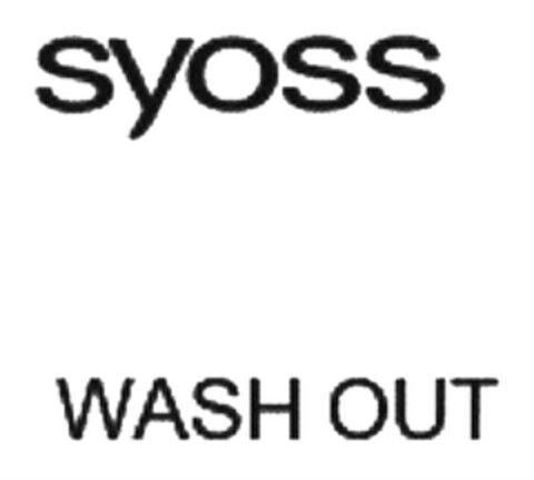 SYOSS WASH OUT Logo (DPMA, 11/20/2017)