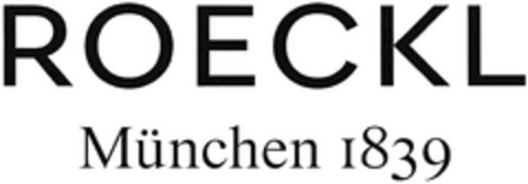 ROECKL München 1839 Logo (DPMA, 20.12.2018)
