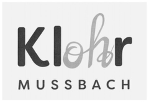 Klohr MUSSBACH Logo (DPMA, 24.08.2021)