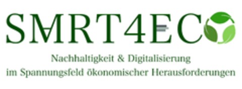 SMART 4 ECO Nachhaltigkeit & Digitalisierung im Spannungsfeld ökonomischer Herausforderungen Logo (DPMA, 04/29/2024)