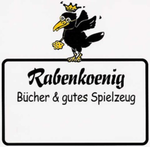 Rabenkoenig Bücher & gutes Spielzeug Logo (DPMA, 06/18/2002)