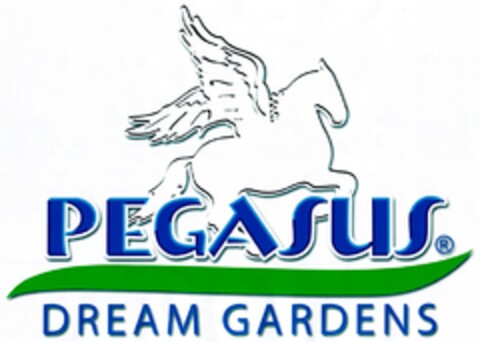 PEGASUS DREAM GARDENS Logo (DPMA, 06/20/2007)