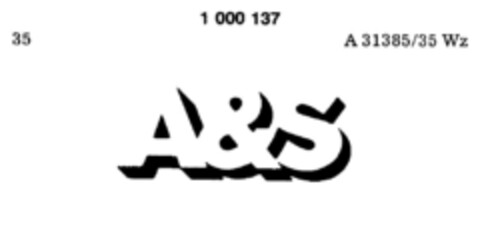 A&S Logo (DPMA, 02.04.1979)