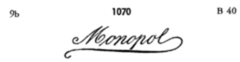 Monopol Logo (DPMA, 01.10.1894)