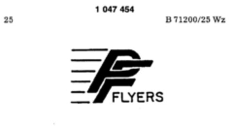 PF FLYERS Logo (DPMA, 10/13/1982)