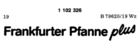 Frankfurter Pfanne plus Logo (DPMA, 06/24/1986)