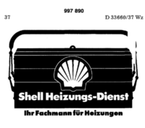 Shell Heizungs-Dienst Logo (DPMA, 29.03.1979)