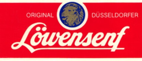 ORIGINAL DÜSSELDORFER Löwensenf Logo (DPMA, 02.07.1985)