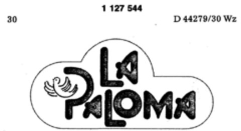 LA PALOMA Logo (DPMA, 02/01/1988)