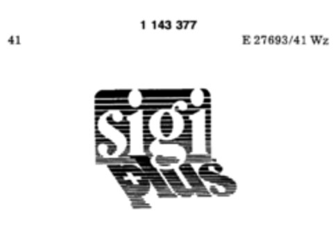 sigi plus Logo (DPMA, 16.06.1988)