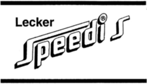 Lecker Speedi s Logo (DPMA, 07/15/1991)