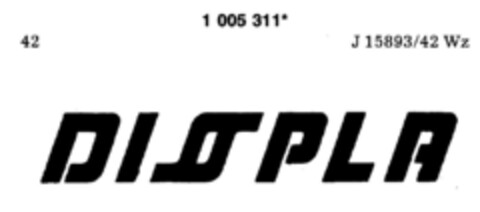 DISSPLA Logo (DPMA, 24.03.1980)