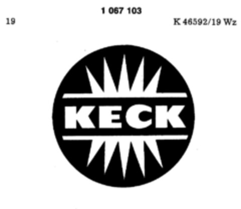 KECK Logo (DPMA, 19.01.1984)