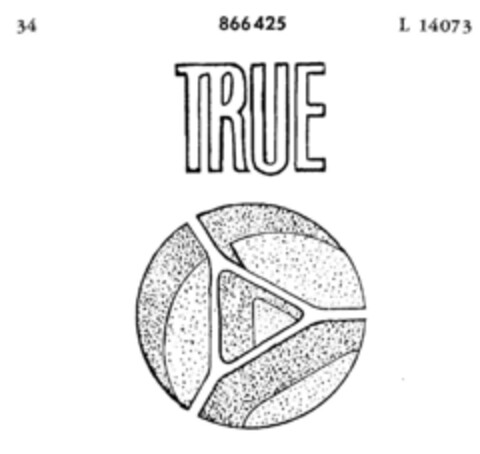 TRUE Logo (DPMA, 15.06.1966)