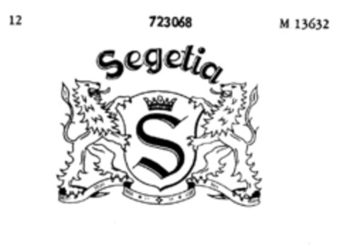 Segetia Logo (DPMA, 16.05.1958)