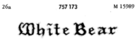 White Bear Logo (DPMA, 09.02.1960)