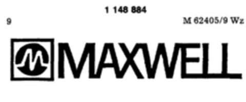 MAXWELL Logo (DPMA, 25.02.1988)