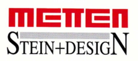 METTEN  STEIN+DESIGN Logo (DPMA, 26.07.1990)