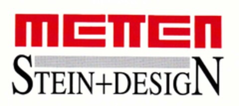 METTEN  STEIN+DESIGN Logo (DPMA, 07/26/1990)