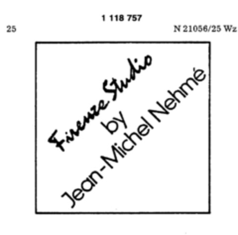 Firenze Studio by Jean-Michel Nehmé Logo (DPMA, 01.07.1987)