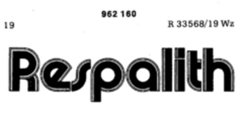 Respalith Logo (DPMA, 13.11.1976)