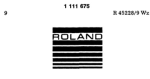 ROLAND Logo (DPMA, 19.03.1987)